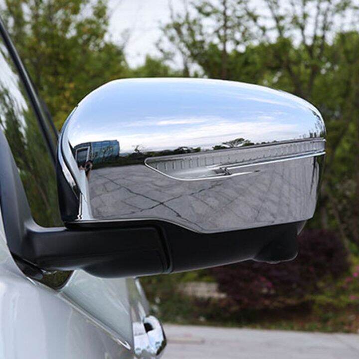 xps For NISSAN NAVARA 20162023 chrome silver car side mirror cover
