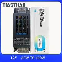 หม้อแปลง AC176V-264V ไฟกระแสตรงเป็นกระแสตรง12V 60W 100W 200W 300W 400W บางเฉียบติดกาวตัวแปลงสำหรับไดรเวอร์ไฟแถบไฟ LED