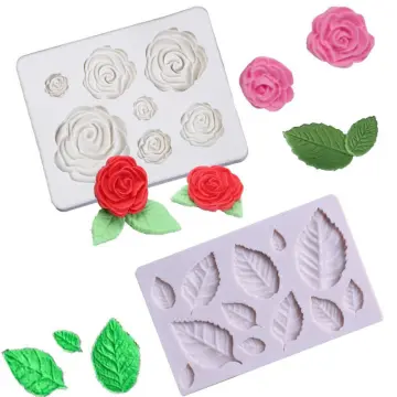 Silicone Mould Small Flowers and Leaves Sugarcraft Cake Decorating