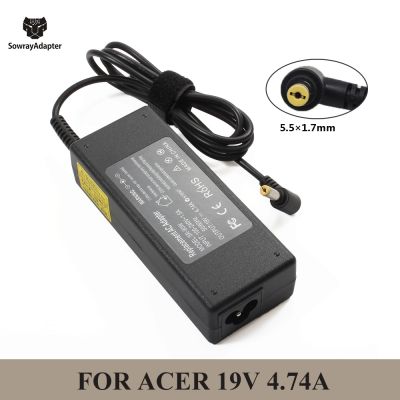 19V 4.74A 90W 5.5x1.7mm Laptop AC Adapter Charger for ACER ASPIRE E1 531 E1 571G V5 571P 4925G 5750G 5755G notebook power supply