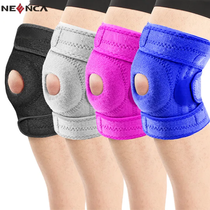 NEENCA Knee Brace with Side Stabilizers & Patella Gel Pads, Adjustable