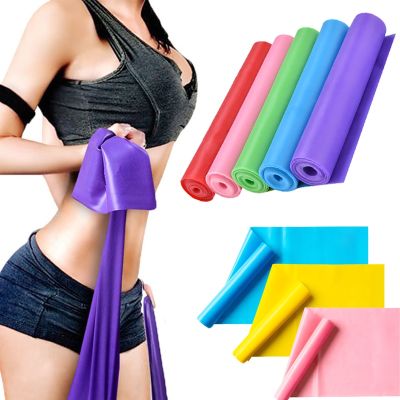 Ribbon Elastic Exercise Bands Fitness Gums Sport Tapes Gym Resistance Leagues Gymnastics Tape Resistencia Rubber Training Band Exercise Bands