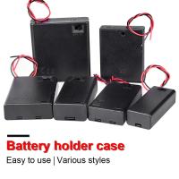 ☊ 1Pcs 2 3 4 6 8 x AA AAA Battery Holder Storage Case Box With Switch amp; Cover for AAA AA 18650 9V Batteries Standard Container