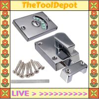 TheToolDepot ห้องส้วมเพื่อความเป็นส่วนตัวล็อคประตูห้องน้ำว่าง/หมั้นตัวบ่งชี้สายฟ้าสลัก