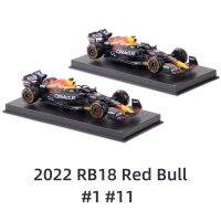 Bburago 1:43 2022 RB18โมเดลรถแบบ F1กระทิงแดง #1 #11 Mainan Mobil Balap โมเดลสะสม