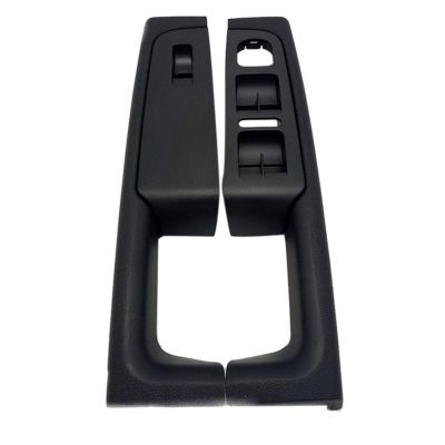 For Skoda Superb Door Handle Front Left and Right Door Armrest Box Inner Handle Frame, the Lifter Switch Box Black