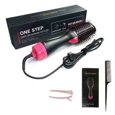 2 in 1 Multifunctional Hair Dryer Volumizer Rotating Hair Brush Curler Roller Rotate Styler Comb Styling Straightening Curling