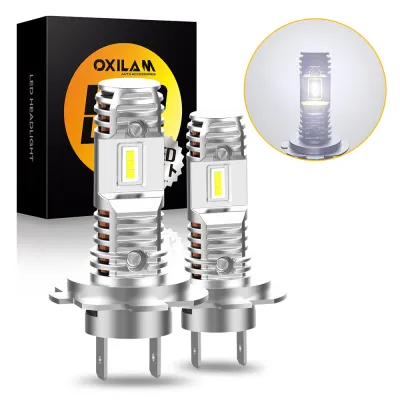 OXILAM 2x 16000LM CSP Led H7 Fanless Car Lamp H8 H11 9005 HB3 H4 Led High Low Beam Headlight For benz W203 W211 W212