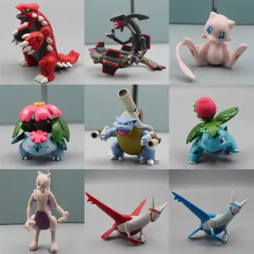 Kyogre Rayquaza Groudon Pokemon Action Figure Set Gashapon Bandai Japan