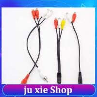 JuXie store Universal RCA Cable 3.5Mm Jack Plug Stereo Audio Cable To 2Rca Socket Female To Male To Headphone 3.5 Aux Y Adapter