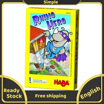  HABA Rhino Hero Super Battle - A Turbulent 3D Stacking
