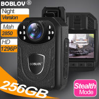 BOBLOV Kj21 Body Mini Sport Camera HD 1296P 128GB Night Version 2850MAh 11H ตรวจจับการเคลื่อนไหวแบบพกพากล้องตำรวจดิจิตอลสวมใส่ได้กล้องวิดีโอเครื่องบันทึกเสียงบอดี้แคมแคมแคมแคมแคมสำ Portable Wearable Digital Police Camera Motorcycle Dash Cam For Vlogging