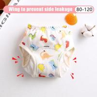 COD DSFRDGERGWR 8 layers of gauze Korean Style Wings Children Toilet Training Pants Washable Baby Gauze Diaper Pants Waterproof Underwear Cotton Diaper Cover Baby Training Pants Pull up Diaper Boy