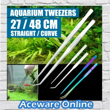 Angled Reptile Terrarium Feeding Tongs Tweezers Eco-friendly