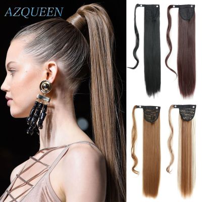 【cw】 Synthetic Wrap Around Ponytail Clip Hair Extension - Aliexpress