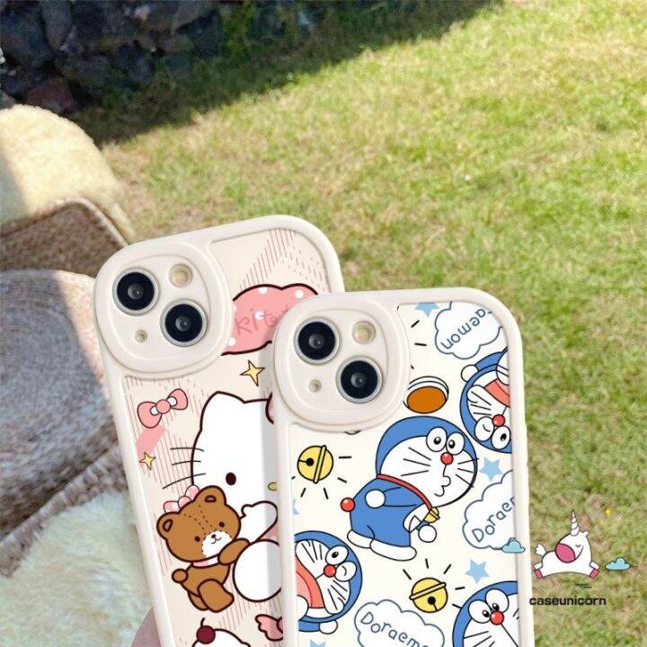 เคสโทรศัพท์มือถือ-tpu-นิ่ม-ลายการ์ตูนโดราเอมอน-น่ารัก-สําหรับ-iphone-7plus-xr-14-12-13-6-6s-7-8-plus-xs-x-2020