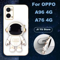 【Great. Cell phone case】[เยี่ยมมากโทรศัพท์มือถือเคส OPPO A77s A57 4G A77 5G 2022 A96 A76 A16 A54 A74 A93 A95 F19พับได้พร้อมตัวยึดซิลิโคนนิ่มสำหรับนักบินอวกาศพับได้