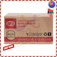 ?HOT DEAL.!! aro Tomato Sauce 10 g x 800 sachets  เอโร่ ซอสมะเขือเทศ 10 กรัม x 800 ซอง