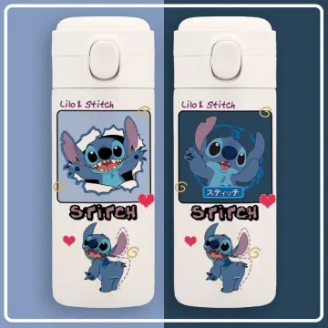 Disney Cup Stitch Thermos Bottle Childen Cartoon Water Cups 304 Stainless  Steel Portable 300ML 450ML