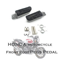 Pokhaomin Motorcycle Front Foot Pegs Pedal for HONDA XL125 CB250 400 500 600 1300 VT250 VTR250 NT400 CBF500 CBR600 N600