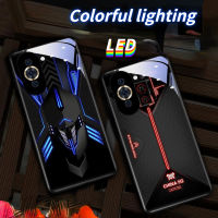 MG เคสโทรศัพท์แก้ว LED สำหรับ OPPO เคสโทรศัพท์ Reno9/9pro Reno4se 4pro Reno6pro Reno5plus + Reno7se Reno 7Lite Reno8proplus/ค้นหายูนิคอร์นกันดั้ม X5Pro