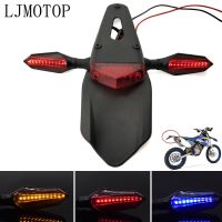 Motorcycle Tail Light Enduro Dirt Bike Rear Fender Brake Stop turn signals For KAWASAKI KLX 150 250 KLX250 KLX 450R KDX 125 250