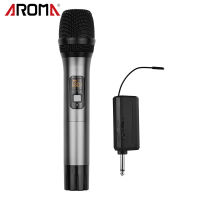 [okoogee]UHF Wireless Microphone System with Dual Handheld Cardioid Microphone and Receiver 16 Channels for Video Live Broadcast Interview