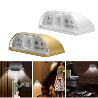 4 LED Door Keyhole Light PIR Infrared Detection Motion Sensor Lamp Home Inligent Auto Backlight Lock Induction Night Light