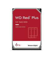 WD HDD 6TB NAS Red Plus SATA3(6Gb/s) 128MB 5640RPM 3Y  (WD60EFZX-3YEAR)