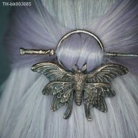 ♕ Viking Chunky Moth Hair Stick Vintage Gothic Retro Nordic Butterfly Hair Clip Accessoires Hair Jewelry 2023 Bun Pin hairpin