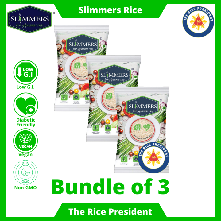 Slimmers Rice Low Glycemic Safe to eat by Diabetics White Rice 3
