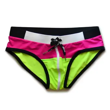 Mens high sale waisted swim briefs