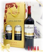 Hộp giấy 2 chai vang chile San Marino Cabernet