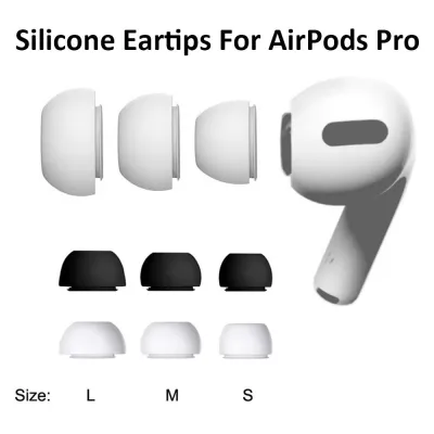 Soft L M S Size Replacement Earphone Accessories Earplug Ear Tips Earbuds Silicone For AirPods Pro