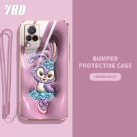 YBDเอฟเฟคต์ภาพเคลื่อนไหวใหม่เคสโทรศัพท์3มิติสำหรับ Vivo V21 4G 5G V21E 4G Y73 2021 สาวลูกอมแม่นยำเคสกล้องนิยมอะนิเมะ V20 Pro S7 V20 V20 2021 เคสโทรศัพท์น่ารักเคสกันกระแทกพิมพ์ลายกับฟรีสายคล้อง