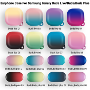 Ốp lưng nhựa PC cứng cho Samsung Galaxy Buds Live gradient đầy màu sắc tai