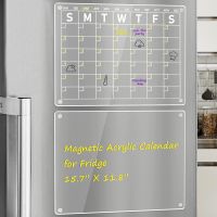 30x40cm Magnetic Monthly Weekly Planner Calendar Table Dry Erase Whiteboard Blackboard Fridge Sticker Message Board Menu