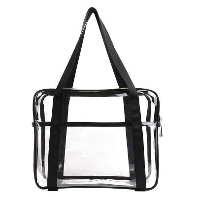 Waterproof transparent PVC bath cosmetic bag ladies cosmetic bag travel zipper cosmetic storage bag toiletries storage bag