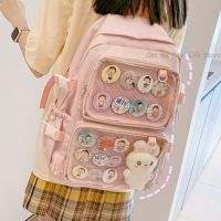 【CW】 New Large School Pink Ita with Pockets for Pin Display Big Kawaii Insert Plate H221