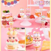 Sonny Angel Blind Box Happy Birthday Cake Series Anime Figure Toys Kawaii Hippers Cartoon Surprise Box Bag Kids Gift