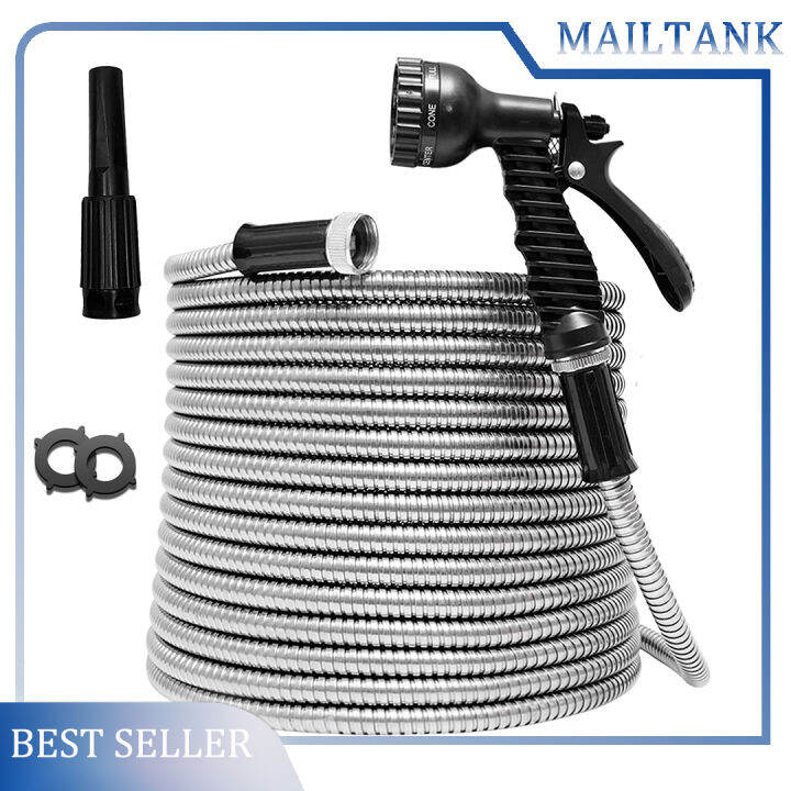 Heavy Duty Flexible Metal Garden Hose Stainless Steel Water Hose