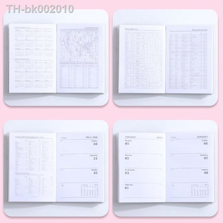 2024-a7-mini-notebook-365-days-portable-pocket-notepad-daily-weekly-agenda-planner-notebooks-stationery-office-school-supplies