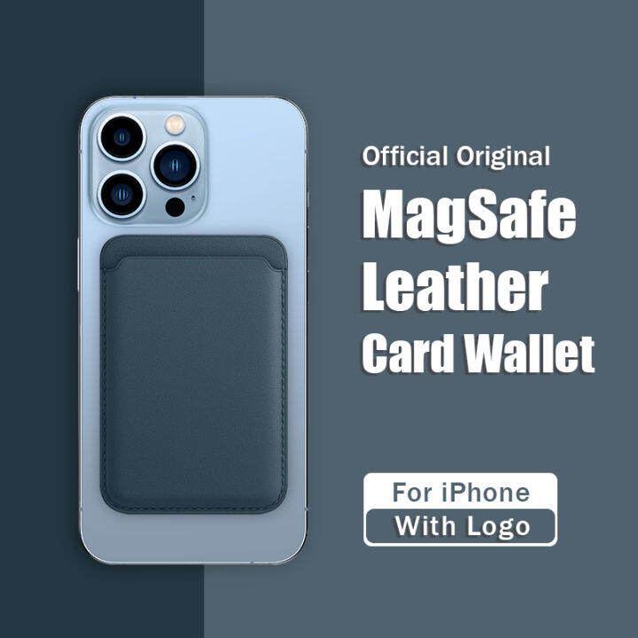 CrashStar Official MagSafe Leather Card Wallet With Logo Card Holder Card Bag Card Slot