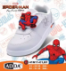 ADDAรองเท้านักเรียนชาย สีขาว ADDA ลาย Spiderman รุ่น 41N11-C1,B1