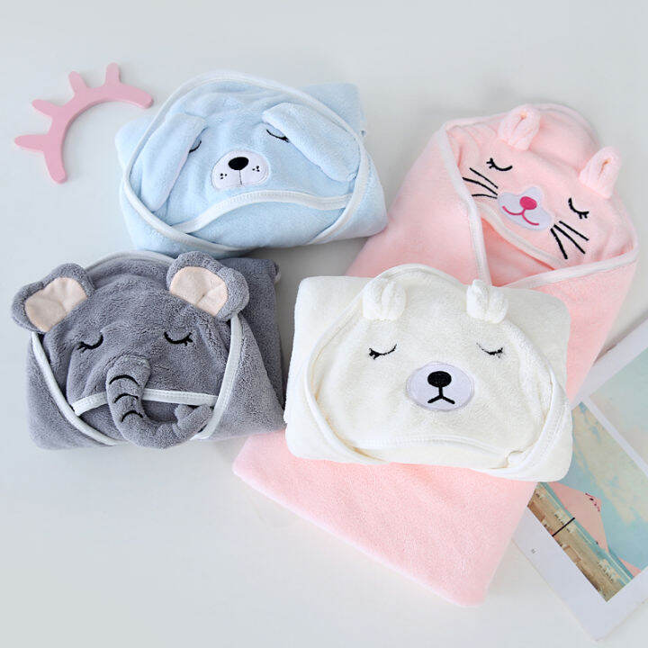 blue-cartoon-animal-hooded-bathrobes-for-new-born-bath-towel-infantil-baby-boy-towel-shower-newborn-gifts-kids-bedding-blanket