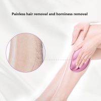 ZZOOI Safe Hair Remover Nano Glass Epilator Prevent Bacterial Growth for Skin Care