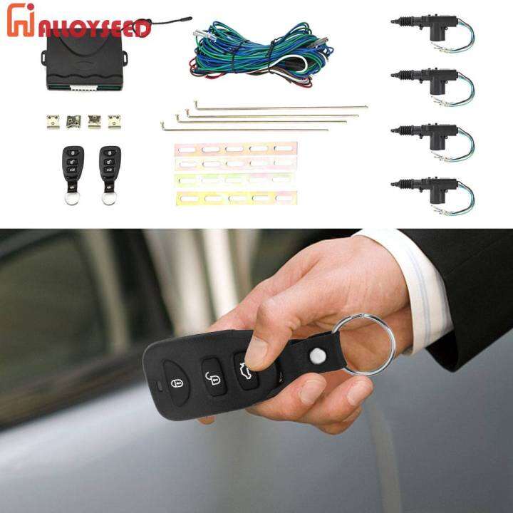 Keyless Entry System Locking Kit Remote Control Car Central Locking