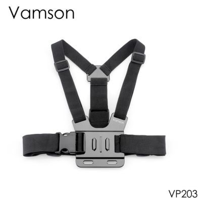 Vamson สายรัดสายรัดหน้าอกสำหรับอุปกรณ์เสริม Gopro,สายรัดขายึดกล้องโกโปร Hero 8 7 5 6 4สำหรับ Xiaomi Vp203 Yi 4K