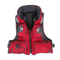 Water Sports Outdoor Polyester Adult Safety Life Jacket Professional Universal Fishing Swimming Boating Drifting Survival Vest  Life Jackets