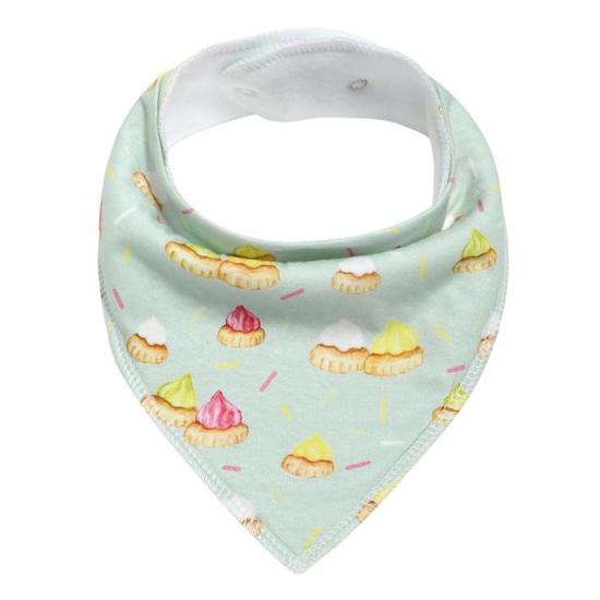 Jh 1pc baby bandana bibs 100 cotton feeding for drooling and teething soft - ảnh sản phẩm 3